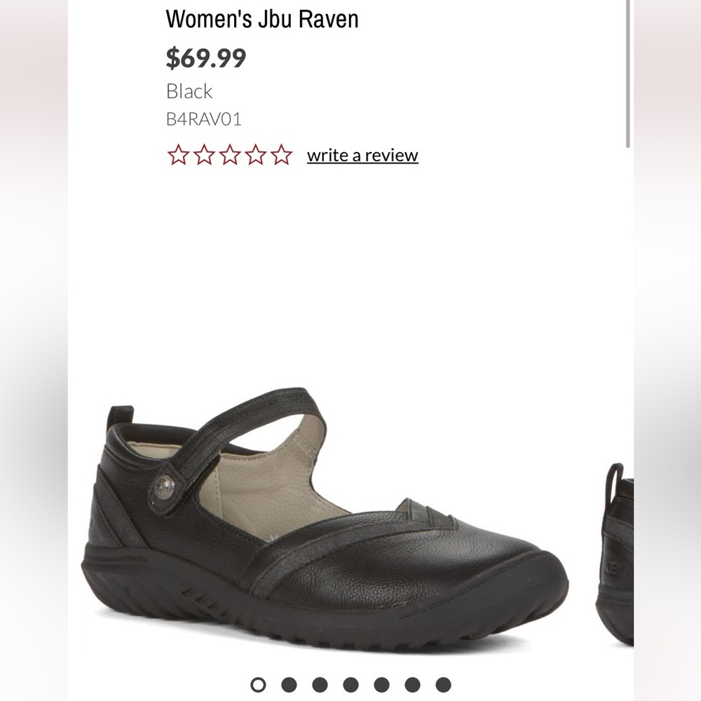 NIB JBU Raven Size 7 Memory Foam All Terrain Traction Flexible Sole - Picture 1 of 5